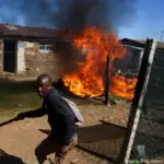 African migrants flee into the mountains as South Africa’s xenophobic violence surges