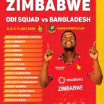 Zimbabwe name ODI squad for Bangladesh series