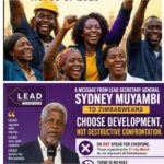 Lead Rejects 31 July March, Urges Zimbabweans To Choose Development Over Confrontation